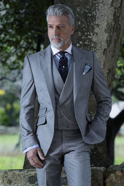 VESTITO DA CERIMONIA UOMO CLASSICO MISTO LANA GRIGIO | Wedding suits men, Designer suits for men ...