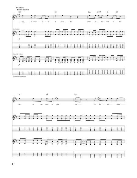 Xo By Fall Out Boy Digital Sheet Music For Guitar Tab Download