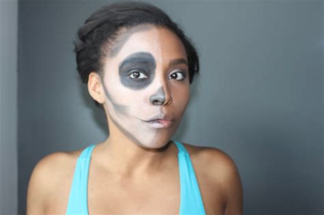 Easy Halloween Makeup Half Glam Half Skull Tutorial — Pattys Kloset