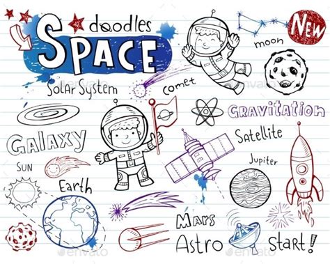 Space Doodles Collection Space Doodles Doodles How To Draw Hands