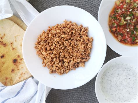 The Capsule Pantry Spiced Ground Meat Wraps With Spicy Turkish Ezme Salad