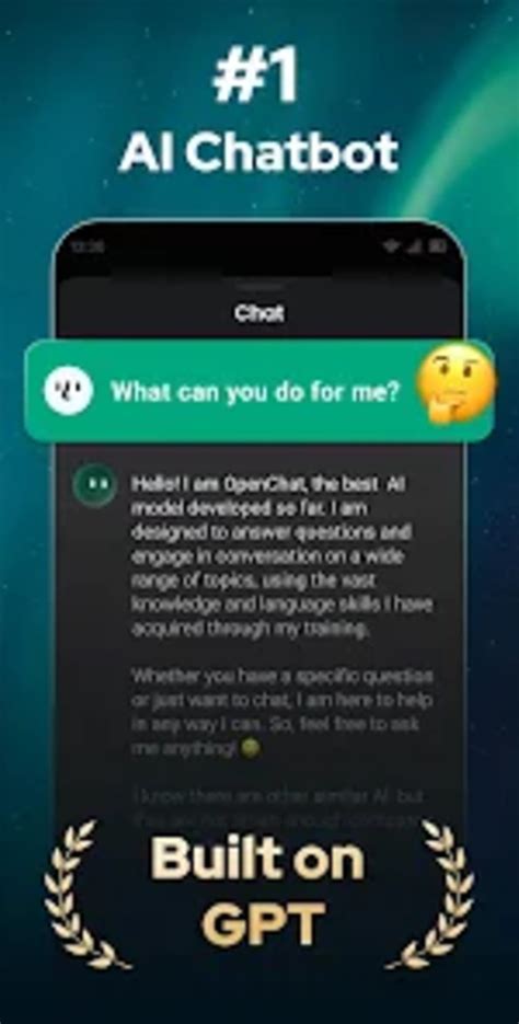 Open Chat Gpt Ai Bot App Pour Android Télécharger