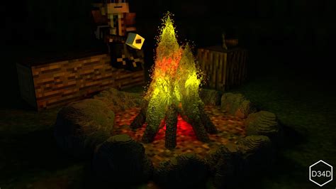 Campfire [mega Organic Build] Minecraft Project