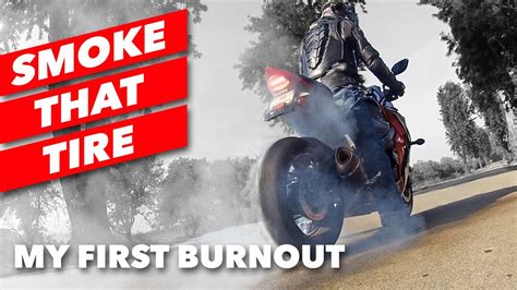 Rolling Burnout On A Bike How To Youtube