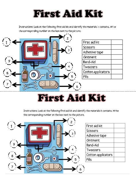 First Aid Printables