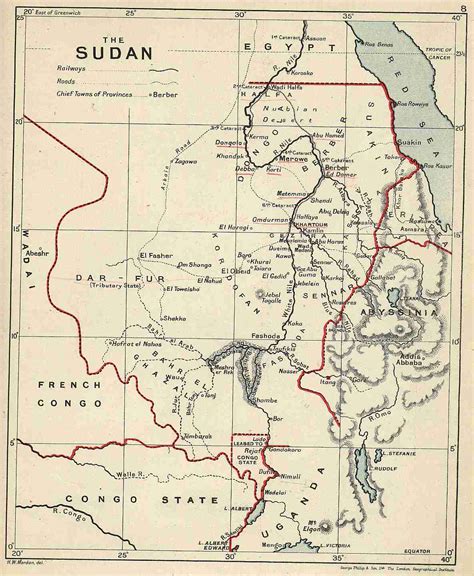 Map Of Egypt And Sudan