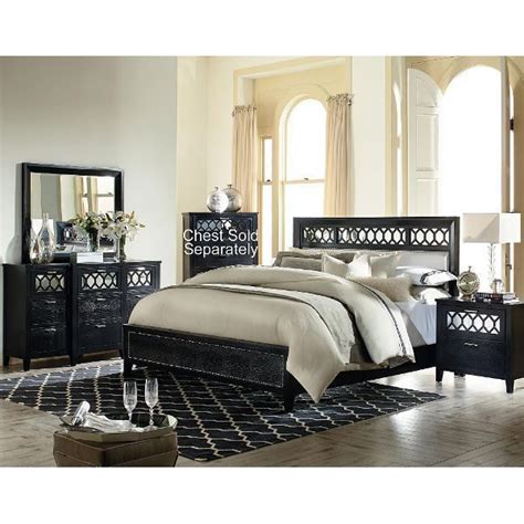 Enjoy free shipping on most stuff, even big stuff. Clearance Glamour Black 4 Piece Queen Bedroom Set | King ...