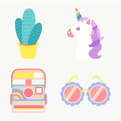 Cute Sticker Collection Free Image By Manotang