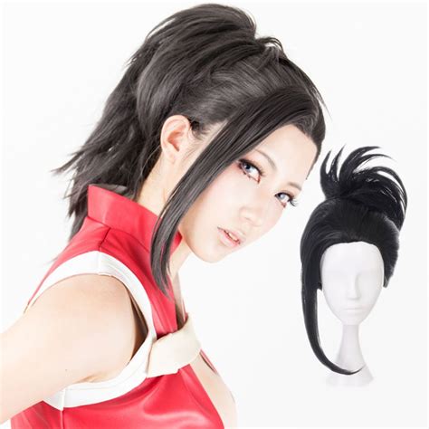 My Hero Academia Momo Yaoyorozu 八百万 百cosplay Black Anime Wigs