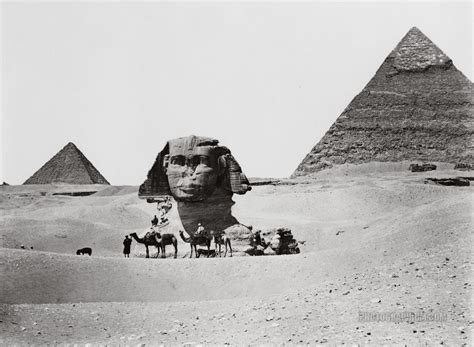 Pyramids And Sphinx Giza Egypt 1860 1890 Photographium Historic Photo Archive