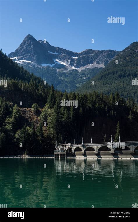 Diablo Lake In Washington State Stock Photo Alamy