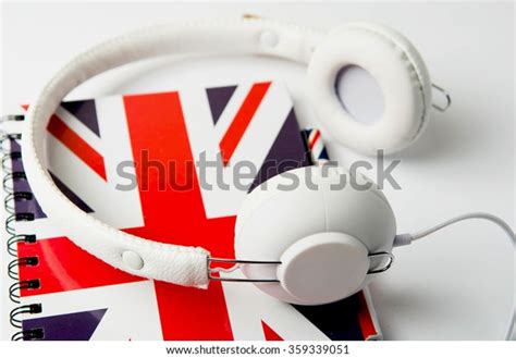 English Courses Logo Concept British Flag Stock Photo Edit Now 359339051
