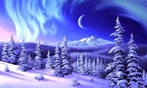 Purple Winter Wallpapers Wallpaper Cave