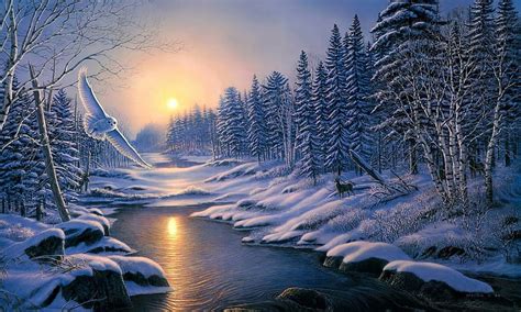Peaceful Winter Wallpaper