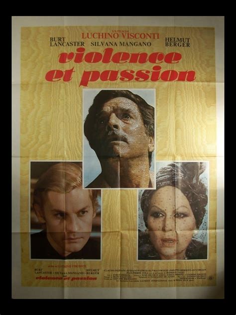 Affiche Du Film Violence Et Passion Cinemaffiche