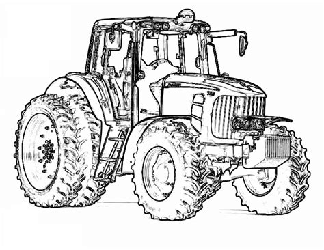 Claas Tractor Coloring Book To Print And Online