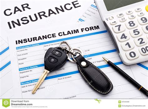 There are several types of auto insurance coverage that. Car Insurance Claim Concept Stock Image - Image of compensate, paperwork: 67516409