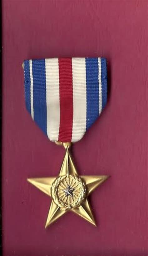 Wwii Ww2 Us Silver Star Military Award Medal Etsy Uk