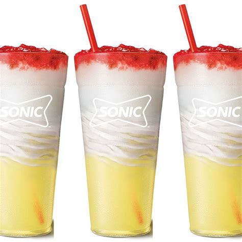 Sonics New Lemonberry Slush Float Combines Frozen Lemonade Ice Cream