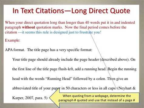 A block quote is a quote longer than 40 words. Apa Style Quotes In Text - ShortQuotes.cc