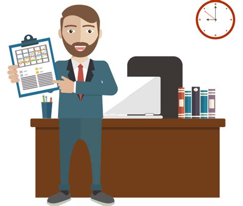 Male Accountant Clipart