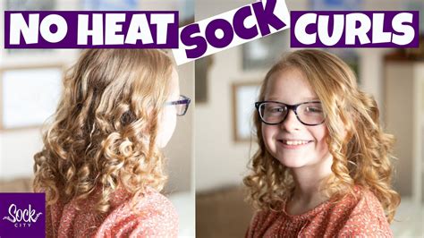 Heatless Sock Curls Fast And Easy Curls Fun Sock Creations Youtube