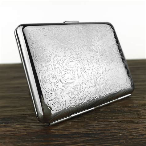 Personalised Cigarette Case With Engraved Message By Wild Life Designs