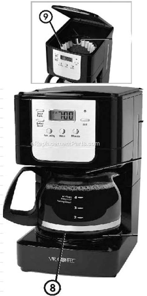 Mr Coffee Jwx3gtf Coffee Maker Oem Replacement Parts From