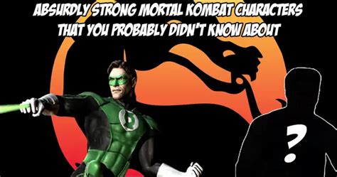 here are 5 characters that were absurdly strong in past mortal kombat games that most players