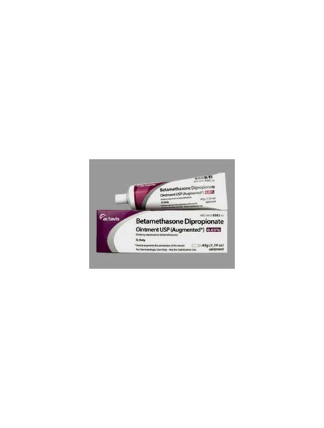 Betamethasone Dipropionate Augmented 005 Ointment Tube 45 Gram