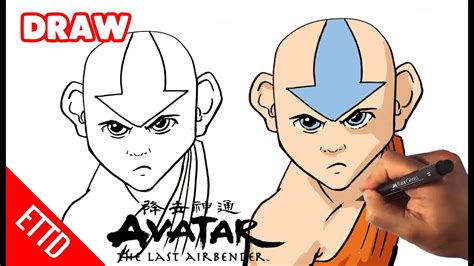 How To Draw The Avatar Aang Waypush7
