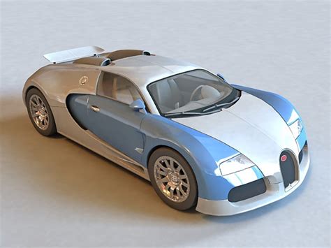 Bugatti Veyron 3d Model 3ds Max Files Free Download Modeling 36862 On