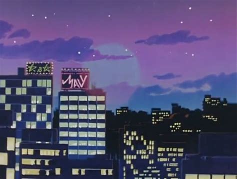 Aesthetic 90s Anime City
