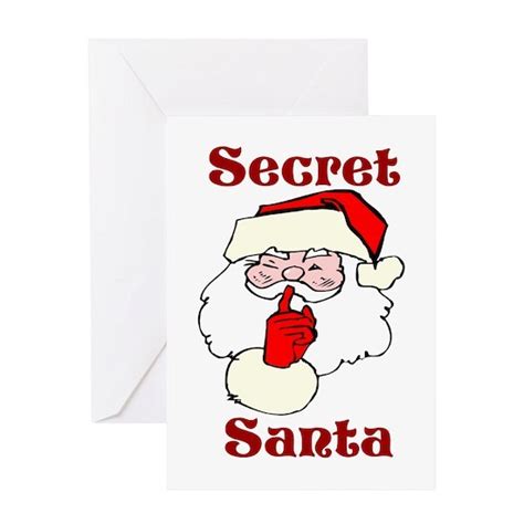 Greeting Card Secret Santa Greeting Cards By Stargirl Cafepress