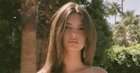 Emily Ratajkowski Oozes Sex Appeal In Sinfully Slashed Swimsuit One In A Million Daily Star