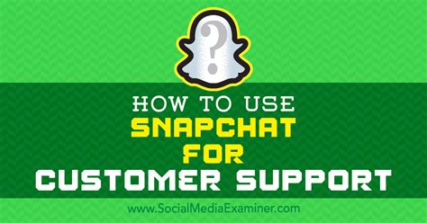 Snapchat support for indie snapchat customer service & snapchat help. How to Use Snapchat for Customer Support : Social Media ...