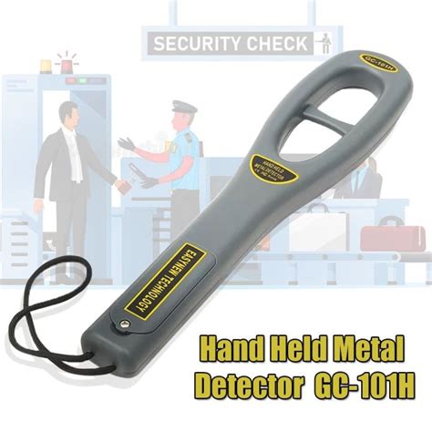 Portable Hand Held Metal Detector Gc101h Body Scanner Security