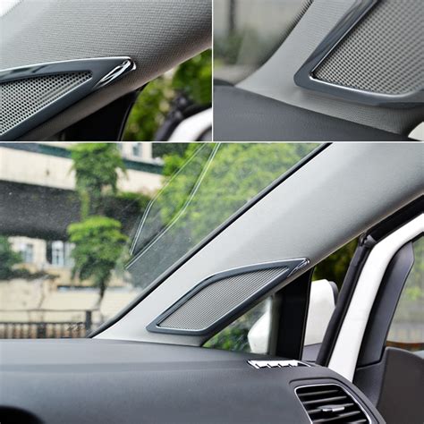 The golf gti came of age in mk2 form: For VW Volkswagen Golf 7 MK7 2014 2018 ABS Chromed Interior Front A Pillar Speaker Cover Trim ...