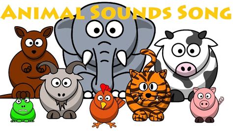 The Animal Sounds Real Sounds For Childrenlearn Animals Nursery