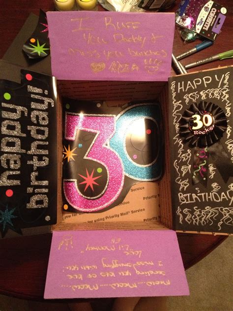 It can be hard coming up with creative ideas for 30th birthday presents, but luckily we've got a range of unique experiences to help you find exactly. 30th birthday care package! (With images) | Birthday care ...