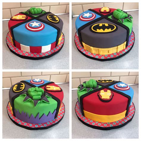 Superhero Cake Batman Cake Hulk Cake Captain America Cake Iron Man