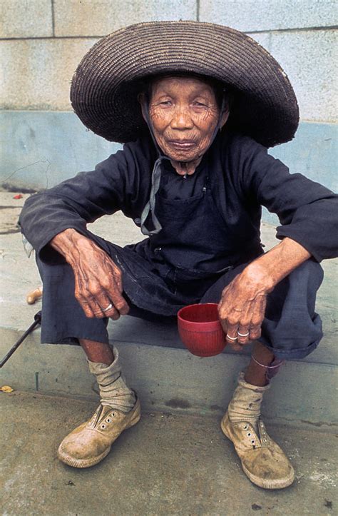 Begger Woman In Western China Photograph By Carl Purcell Pixels