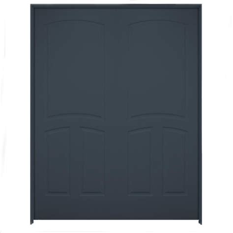 American Building Supply Encore 56 In X 80 In Slate 3 Panel Round Top