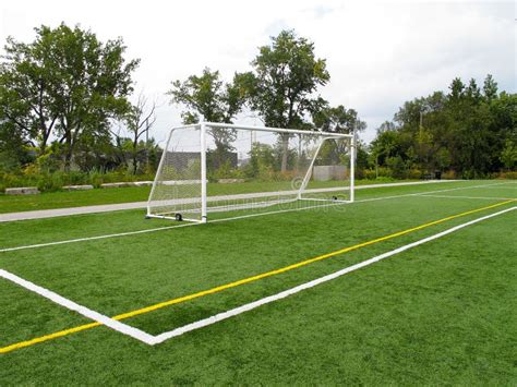 Goal Posts On Soccer Field Stock Photo Image Of Match 15334012