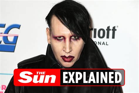 What Does Marilyn Manson Look Like Without Makeup The Us Sun The Us Sun