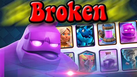 BEST ELIXIR GOLEM DECK IN Clash Royale ELIXIR GOLEM PHOENIX YouTube