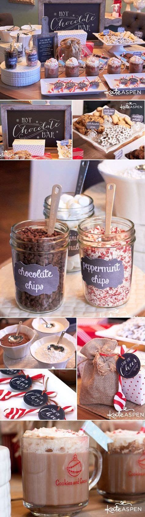 New Baby Shower Food Winter Hot Cocoa Bar 46 Ideas Christmas Baby