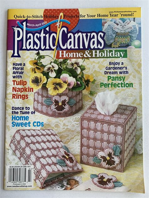 Home And Holiday Plastic Canvas Magazine Christmas Pins Etsy In 2021