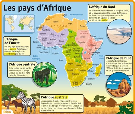 Carte De L39afrique Cartes Sur Le Continent Africains