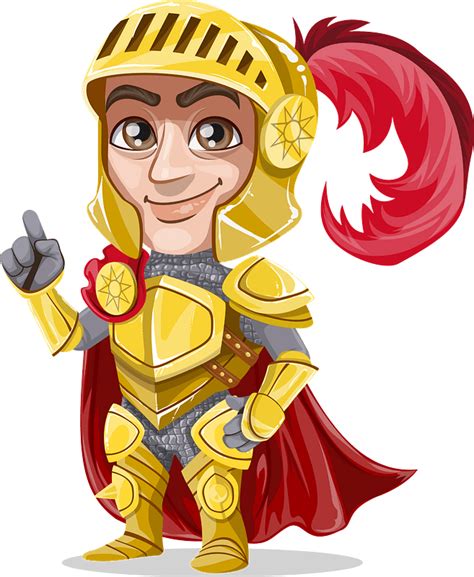 Knight In Golden Armor Clipart Free Download Transparent Png Creazilla
